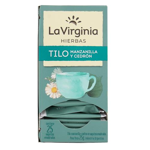 TE LA VIRGINIA TILO MANZANILLA CEDRON