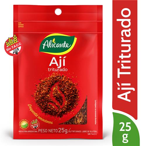7790150406915 AJI TRITURADO ALICANTE 25G SIN TACC