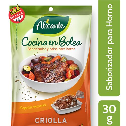 BOLSA ALICANTE CRIOLLA SIN TACC