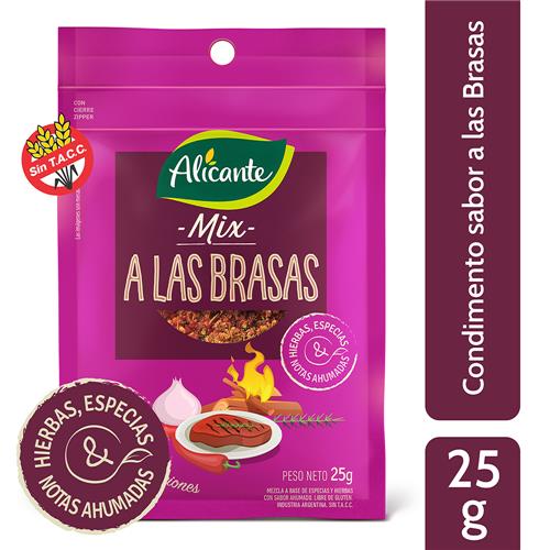 7790150532706 CONDIMENTO ALICANTE MIX BRASAS 25G