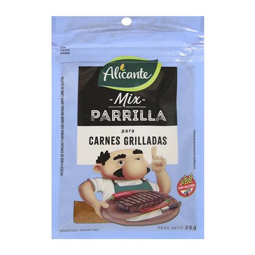 7790150533208 CONDIMENTO ALICANTE MIX PARRILLA CARNES GRILLADAS