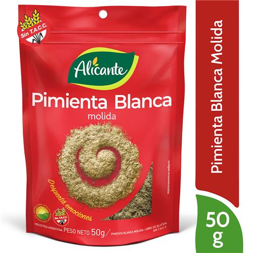 7790150550465 PIMIENTA ALICANTE BLANCA 50G MOLIDA