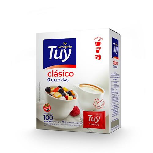 7790150812945 EDULCORANTE TUY 100 SOBRES CLASICO