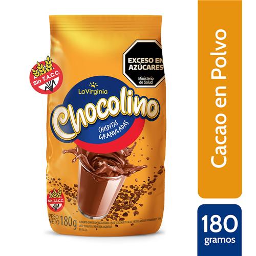 CACAO CHOCOLINO 180G SIN TACC