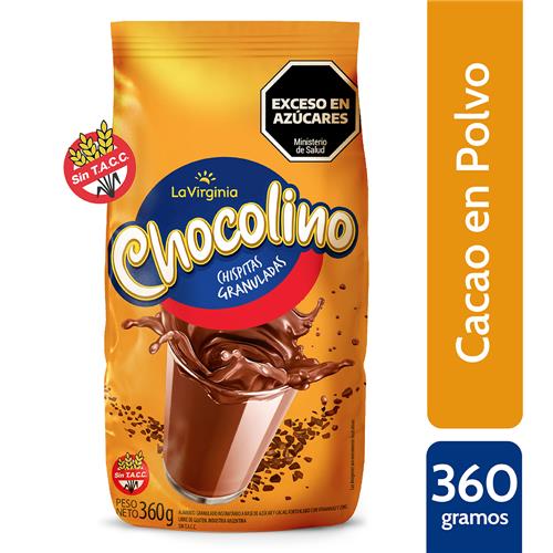 CACAO CHOCOLINO 360G SIN TACC