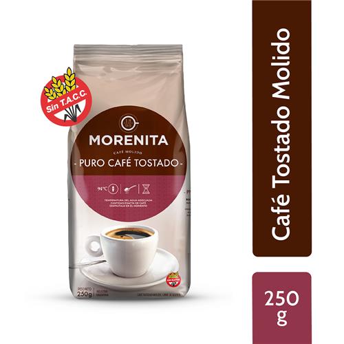 7790170902503 CAFE LA MORENITA 250G TOSTADO MASIVO