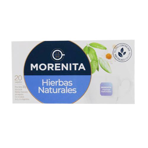 7790170926646 TE LA MORENITA 20U HIERBAS NATURAL