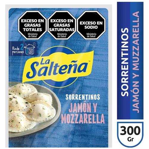 SORRENTINOS LA SALTEÑA 300G JAMON MUZARELLA
