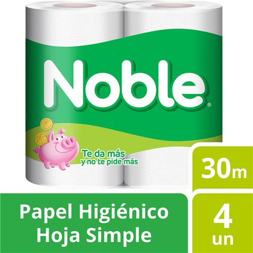 PAPEL HIGIENICO NOBLE 4 X 30M.