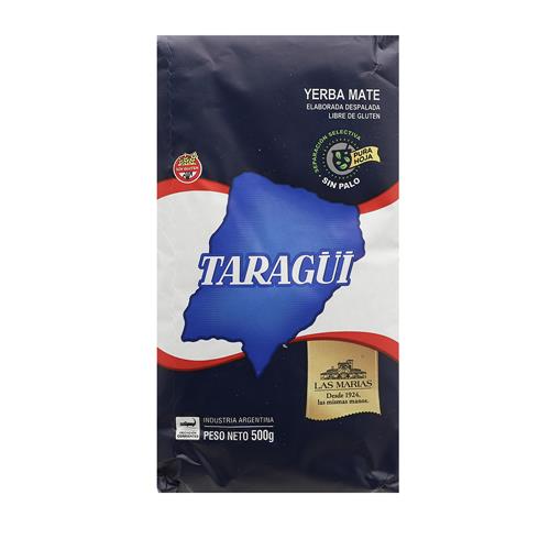 YERBA TARAGUI 500G SIN PALOS.