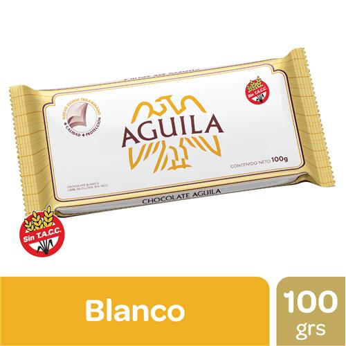 7790407031075 CHOCOLATE TAZA AGUILA 100G BLANCO