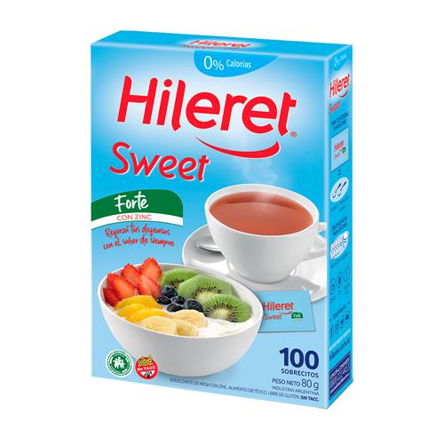 7790490998071 EDULCORANTE HILERET SWEET 100 SOBRES
