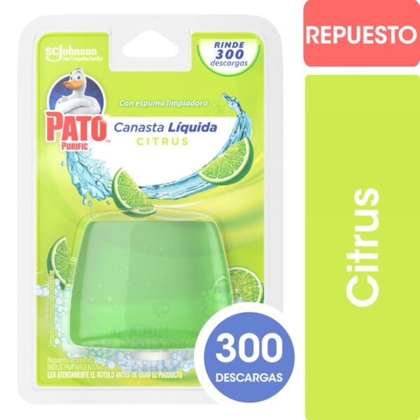 CANASTA LIQUIDA PATO REPUESTO CITRUS
