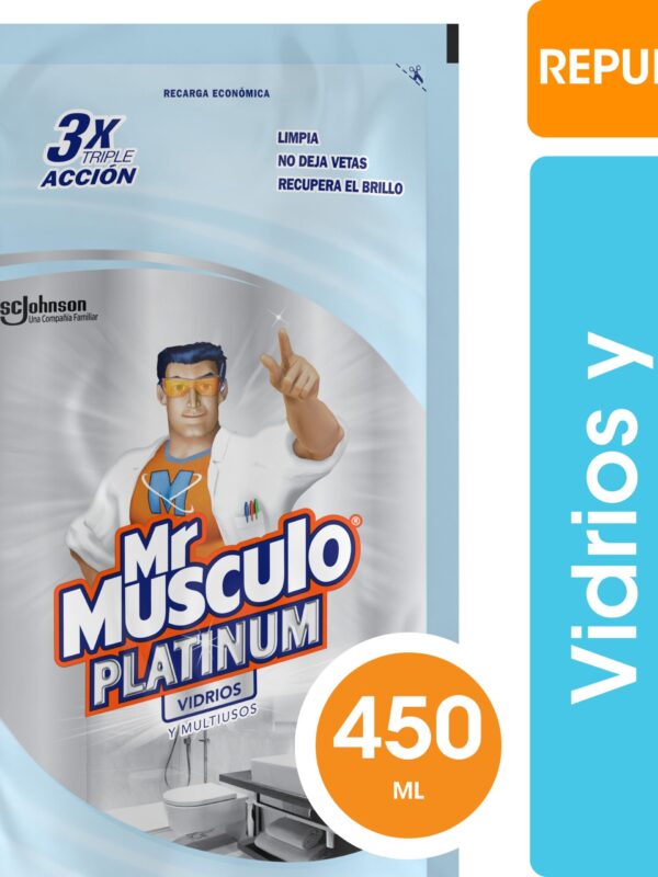 7790520018618 MR MUSCULO DP 450 VIDRIOS PLATINUM