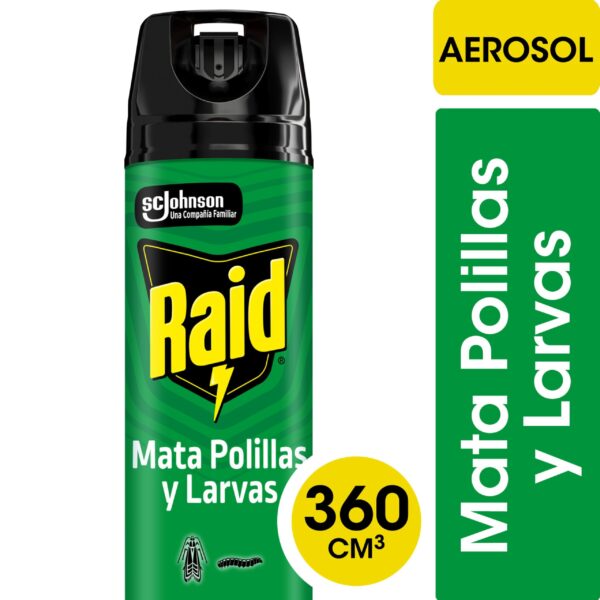 INSECTICIDA RAID 360 POLILLAS