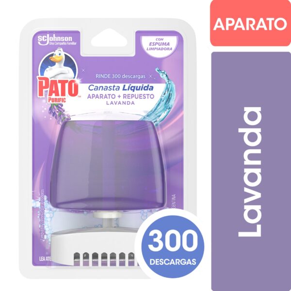 CANASTA LIQUIDA PATO FULL LAVANDA