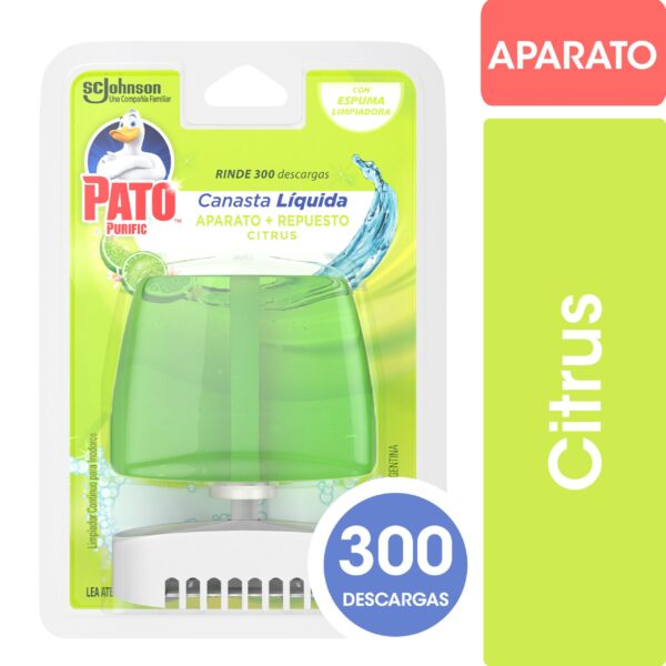 CANASTA PATO PURIFIC LIQUIDA FULL CITRUS
