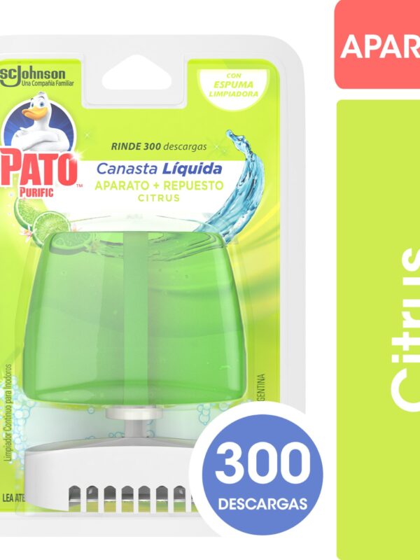 7790520026101 CANASTA PATO PURIFIC LIQUIDA FULL CITRUS