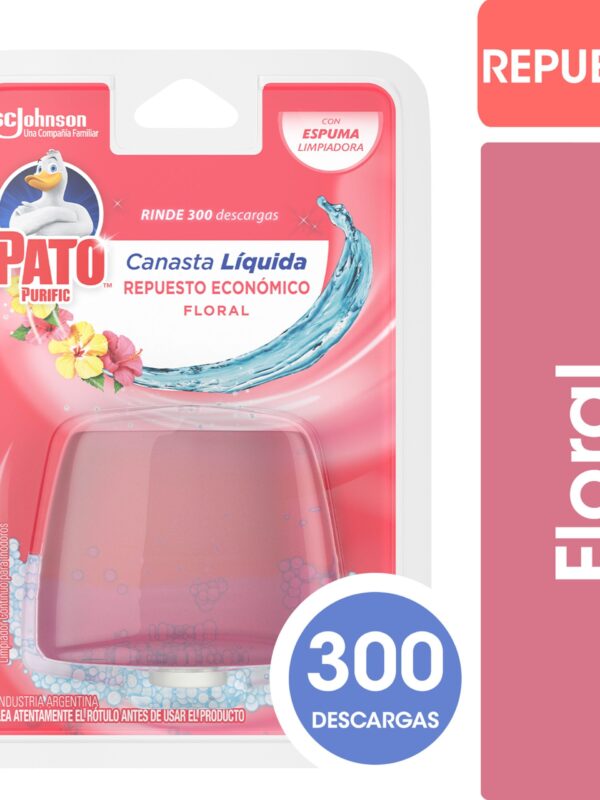 7790520026149 CANASTA LIQUIDA PATO REPUESTO FLORAL