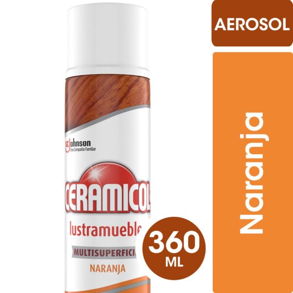 LUSTRAMUEBLES CERAMICOL 360 NARANJA