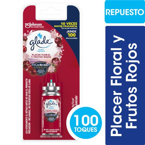 7790520996220 REPUESTO GLADE TOQUE PLACER FLORAL Y FRUTOS ROJOS