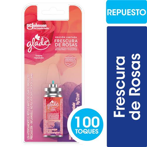 7790520996695 REPUESTO GLADE TOQUE FRESCURA DE ROSAS