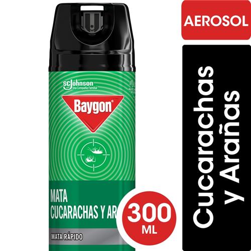 7790520999436 INSECTICIDA BAYGON 300 CC CUCARACHAS Y ARAÑAS