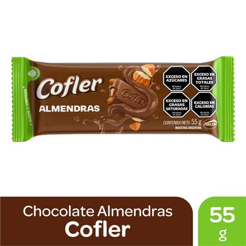 7790580033507 CHOCOLATE COFLER 55G ALMENDRAS