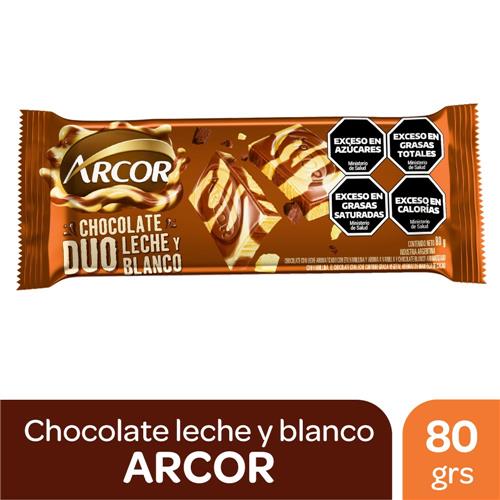 7790580103279 CHOCOLATE ARCOR 80G DUO