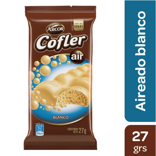 7790580103378 CHOCOLATE COFLER 27G AIREADO BLANCO