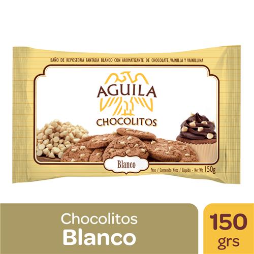 7790580119560 CHOCOLITOS AGUILA 150G BLANCOS ROU