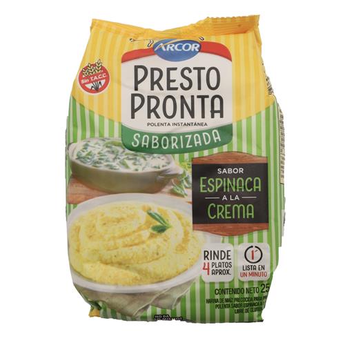7790580126315 PRESTOPRONTA 250G ESPINACA SE
