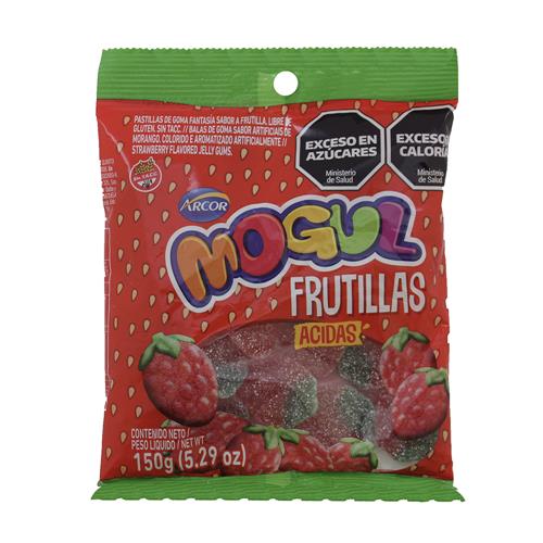 7790580128425 CARAMELOS MOGUL 150G FRUTILLAS ACIDAS