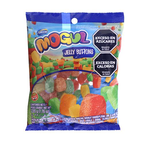 7790580128821 CARAMELOS MOGUL 220G JELLY BUTTONS