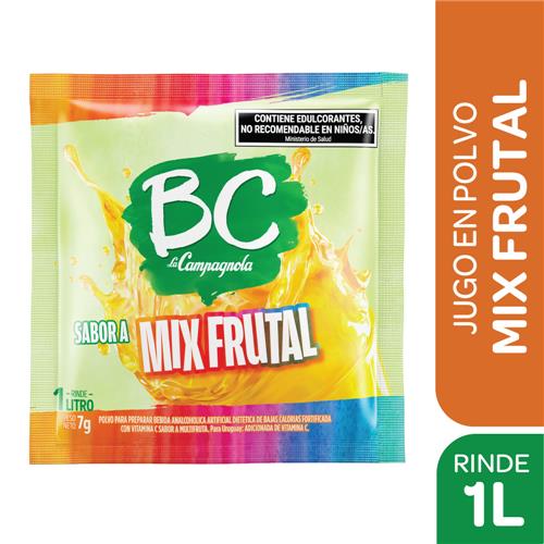 JUGO POLVO BC 7G MIX FRUTAS SE