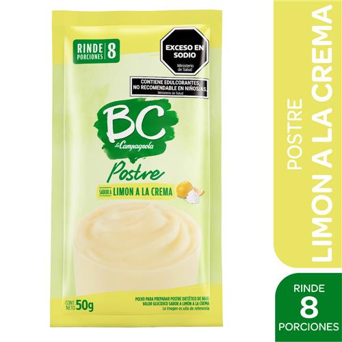 POSTRE BC 50G LIMON CREMA