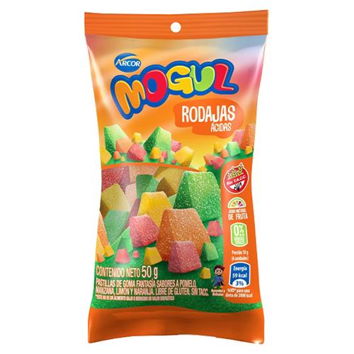 7790580129507 CARAMELOS MOGUL 50G RODAJAS ACIDAS