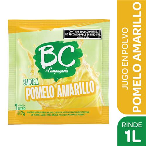 7790580129576 JUGO POLVO BC 7G POMELO AMARILLO SE