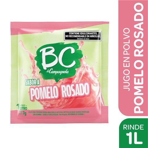 7790580129644 JUGO POLVO BC 7G POMELO ROSADO SE