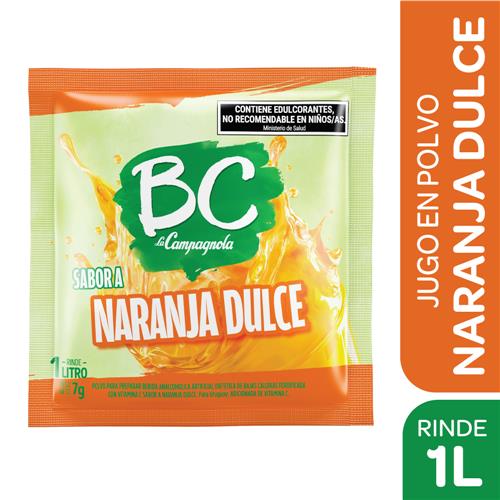 JUGO POLVO BC 7G NARANJA DULCE