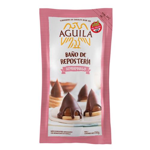 CHOCOLATE AGUILA COBERTURA 150G SEMIAMARGO SE