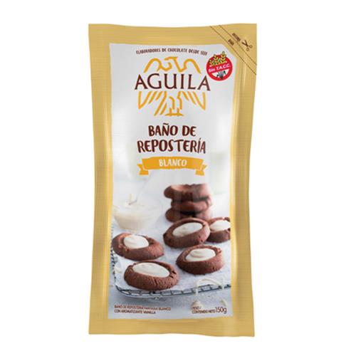 7790580131494 CHOCOLATE AGUILA COBERTURA 150G BLANCO. SE