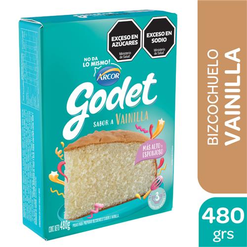 BIZCOCHUELO GODET 480G VAINILLA SE