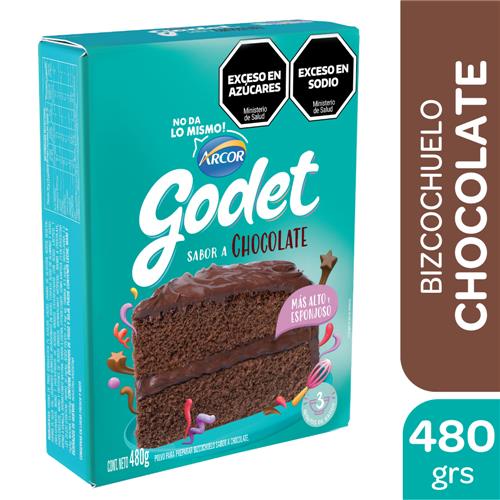 BIZCOCHUELO GODET 480G CHOCOLATE SE