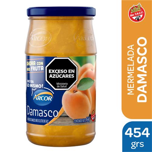 MERMELADA ARCOR 454G DAMASCO