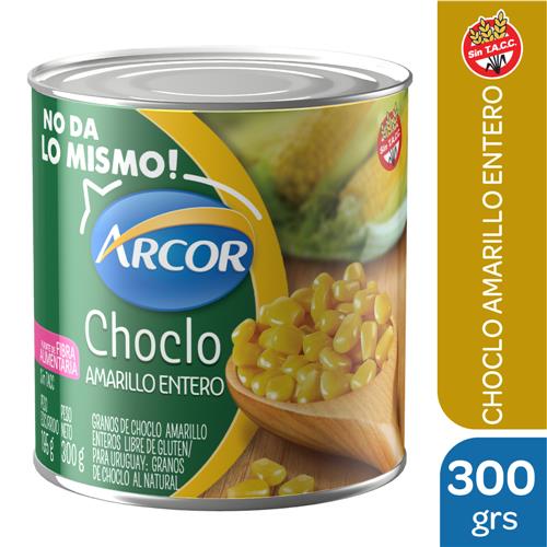 CHOCLO ARCOR 300G GRANO AMARILLO