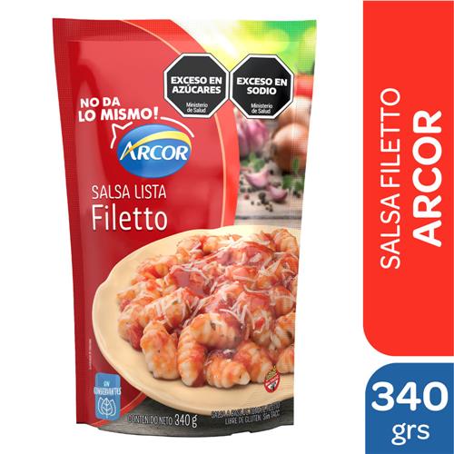 7790580133184 SALSA ARCOR DP 340G FILETTO