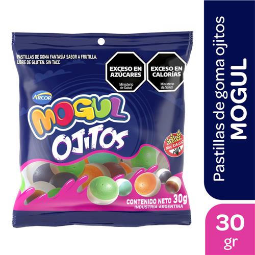 7790580135911 CARAMELOS MOGUL 30G HALLOWEEN OJITOS