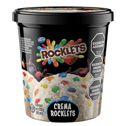 7790580139599 HELADO GELATO ROCKLETS 250GR
