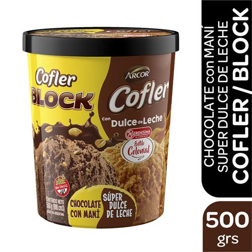 HELADO GELATO XL COFLER BLOCK 520G SE